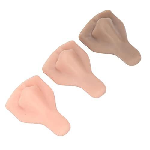 3-teiliges Silikon-Nasenmodell – Weiches 3D-Modell für Nahtübungen, Lehrmittel und Schmuckpräsentation