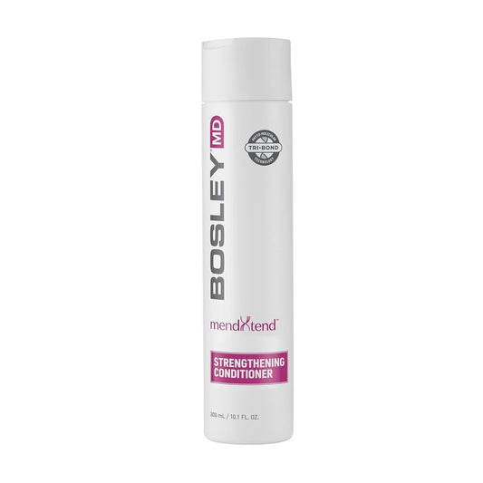 BosleyMD MendXtend Stärkendes Shampoo, Conditioner und Set zur Förderung des Haarwachstums und zur Vermeidung von Haarbruch mit Sägepalme, Hyaluronsäure und Granatapfelextrakt