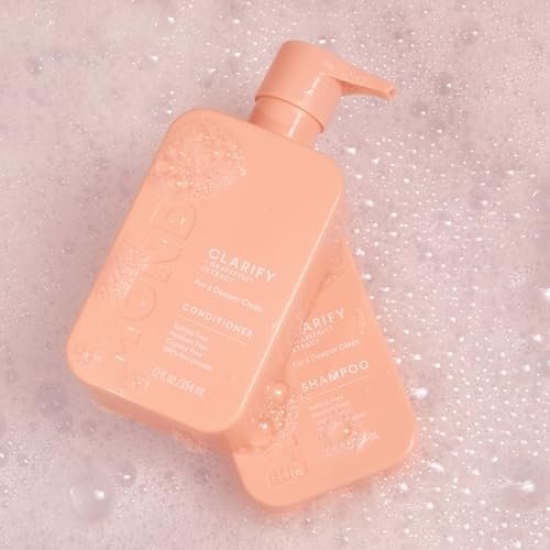MONDAY HAIRCARE Klärendes Shampoo & Conditioner Set 12 oz für fettiges Haar mit Grapefruit-Extrakt, Kokosöl, Sheabutter, Vitamin E und Pro-Vitamin B5
