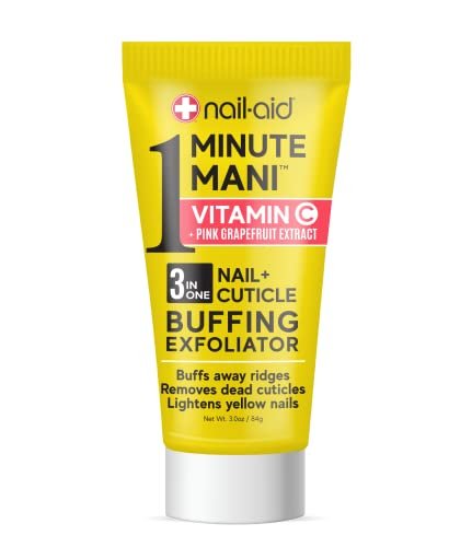 Nail-Aid Vitamin C + Pink Grapefruit Extract 3-in-1 Nagel- und Nagelhaut-Peeling-Exfoliator – 85 ml