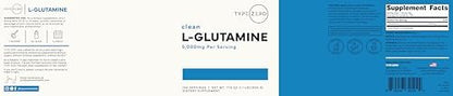 Type Zero L-Glutamin-Pulver (500 g) – 3-Monats-Vorrat reines L-Glutamin, vegan, glutenfrei, ohne Füllstoffe