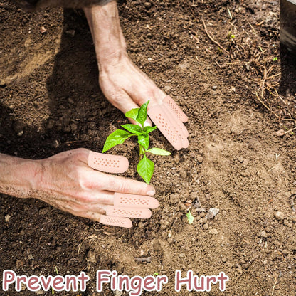 16 Stück Gel-Fingerlinge mit Belüftungslöchern, Atmungsaktive Fingerkuppenschutz-Fingerlinge für Wunden, rissige Finger, Fingerkappen, Handschuhe, Fingerschutz