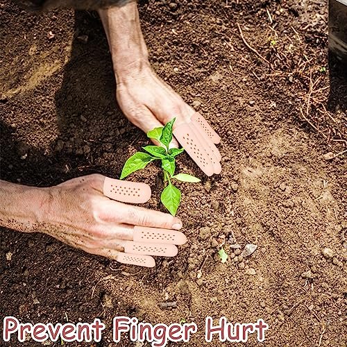 16 Stück Gel-Fingerlinge mit Belüftungslöchern, Atmungsaktive Fingerkuppenschutz-Fingerlinge für Wunden, rissige Finger, Fingerkappen, Handschuhe, Fingerschutz