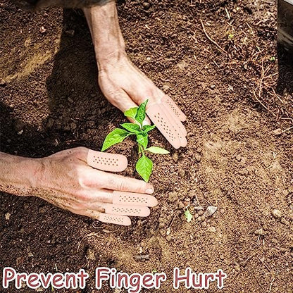 16 Stück Gel-Fingerlinge mit Belüftungslöchern, Atmungsaktive Fingerkuppenschutz-Fingerlinge für Wunden, rissige Finger, Fingerkappen, Handschuhe, Fingerschutz