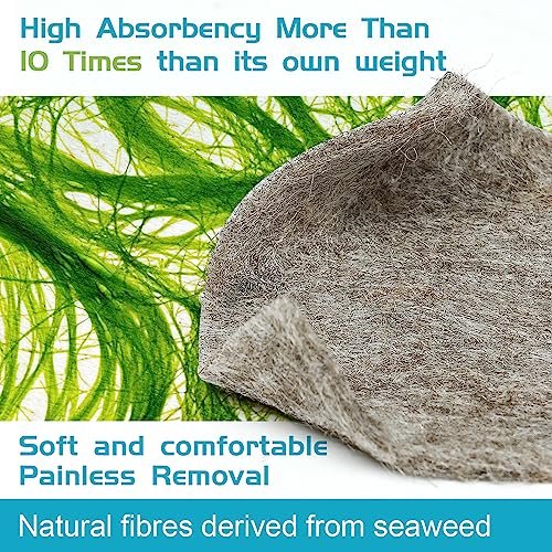 OPTITEKNIK Ag Silver Calcium Alginate Wundauflage Pads 5x5 cm, Packung mit 10 Stück, weiche Silber-Wundauflagen für die Wundversorgung, sanfte, stark saugfähige Wundauflage, nicht haftende Gaze-Pads für Wunden