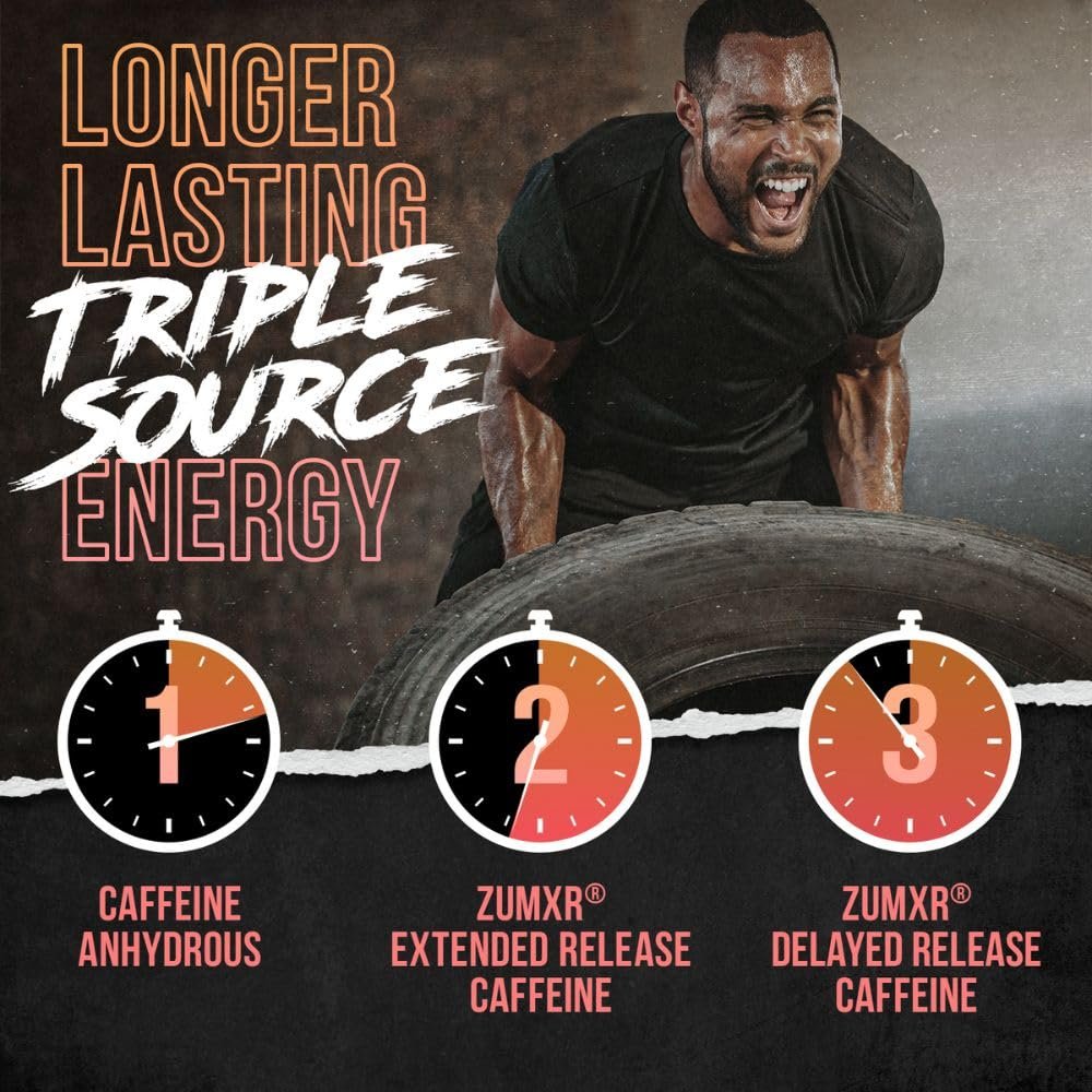 ALPHA LION Core Pre-Workout Pulver mit Kreatin, Beta-Alanin, L-Citrullin & Tri-Quellen-Koffein für langanhaltende Energie (30 Portionen, Fruchtpunsch-Geschmack)