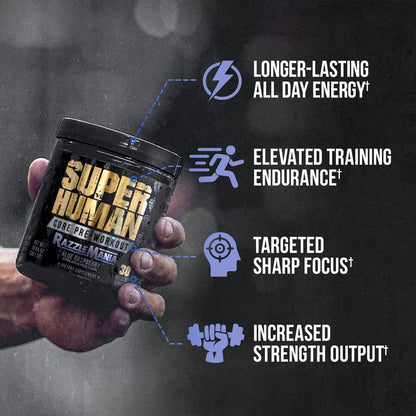 ALPHA LION Core Pre-Workout mit Kreatin, Beta-Alanin, L-Citrullin & Triple-Coffein – 30 Portionen, Blaue Himbeere