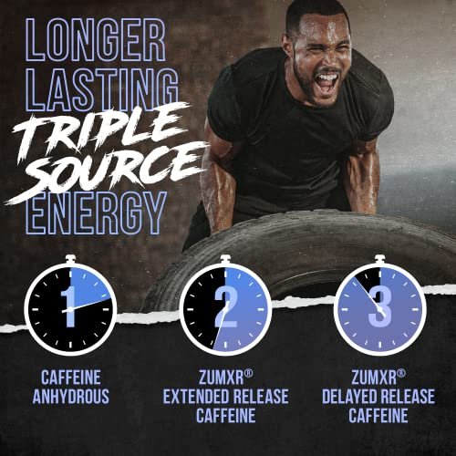 ALPHA LION Core Pre-Workout mit Kreatin, Beta-Alanin, L-Citrullin & Triple-Coffein – 30 Portionen, Blaue Himbeere