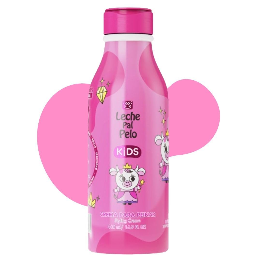 Leche Pal Pelo Kids Styling Cream – Leichte Haarpaste mit Kokosöl & Jojobaöl für sanfte Frizz-Kontrolle (14,9 oz)
