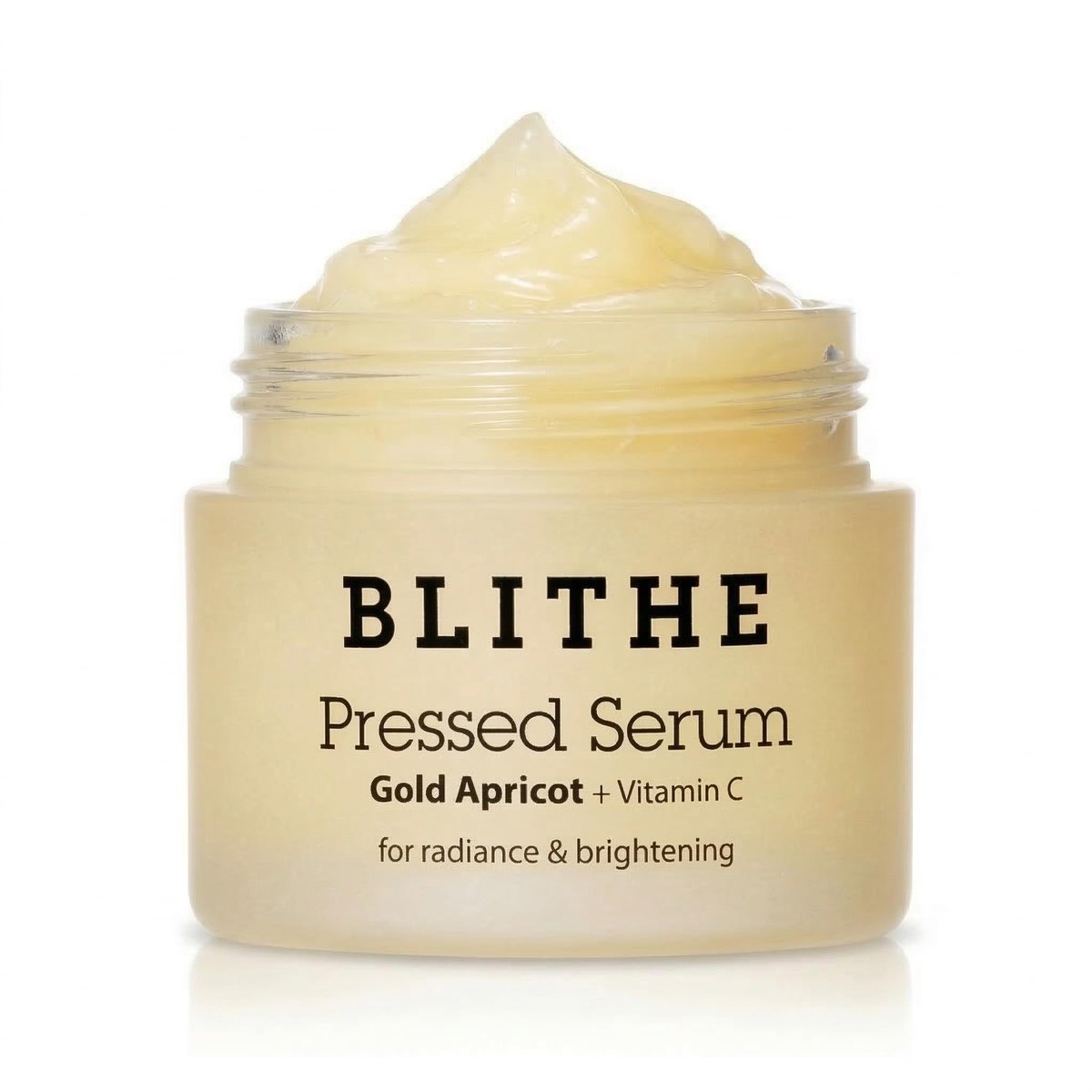BLITHE Pressed Serum Gold Apricot mit Kojisäure & Vitamin C – Gesichtsserum für trockene Haut, Glass Skin Effekt, Koreanische Hautpflege, 27 ml