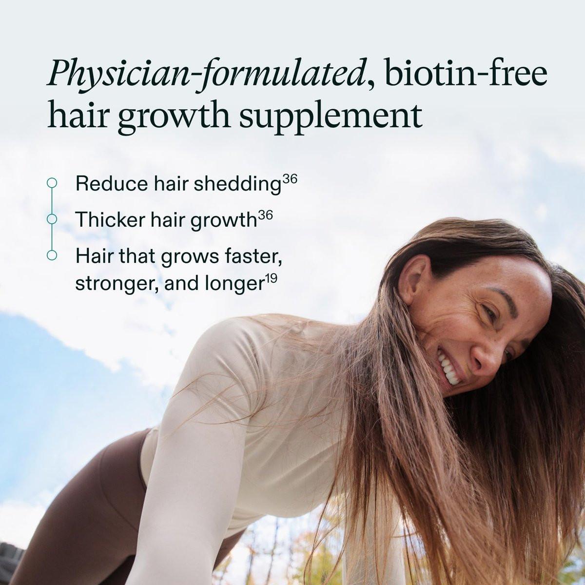 Nutrafol Women Haarpflege-Ergänzungsmittel für Frauen 18-44 Jahre, klinisch getestet für sichtbar dichteres, stärkeres Haar, 100% vegane Inhaltsstoffe, dermatologisch empfohlen - 2-Monats-Vorrat, 2 Packungen