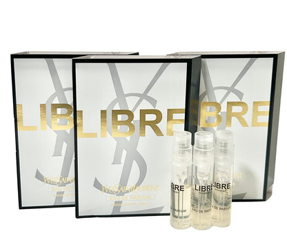 Yves Saint Laurent YSL Libre Sample Damenparfüm 1,2 ml / 0,04 oz – Set mit 3 Stück