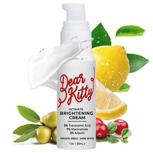 Intimbereich Aufhellende Creme – Dunkle Flecken Korrektur für Bikinizone, Innenseite der Oberschenkel & Achseln – mit Tranexamsäure & Niacinamid – Sanft zu empfindlicher Haut – 30 ml