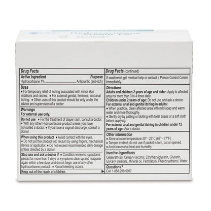 Globe Hydrocortison 1% Maximum Stärke Creme (25 Packungen à 0,9 g) – Anti-Juckreiz Creme gegen Rötungen, Schwellungen, Juckreiz, Hautausschlag, Insektenstiche, Ekzeme und mehr