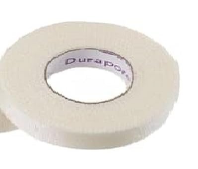 3M Durapore Seidenähnliches Stoff-Medizinisches Tape, 1,27 cm x 9,14 m, Weiß, 3M 1538-0, 1 Stück