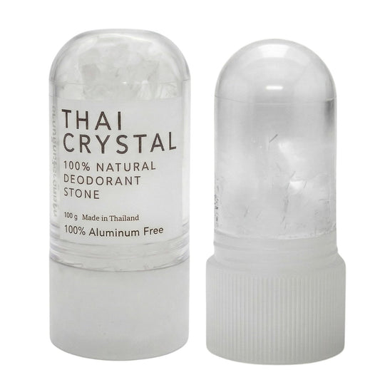 All-Natürlicher Mineral-Deodorant-Stick im 2er-Set – Aluminiumfreier Thai-Kristallstein für langanhaltende Geruchskontrolle, Unisex, von Verve CULTURE