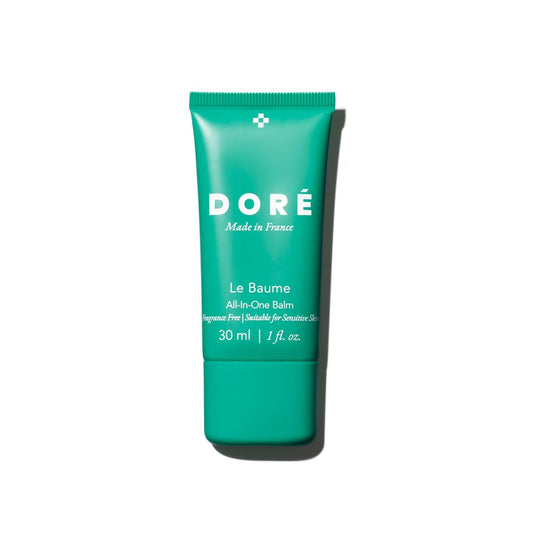 Doré - Le Baume All-In-One Balm | Duftfreier Gesichtsbalsam-Feuchtigkeitscreme für empfindliche Haut | Mehrzweck-Lippenpflege für Frauen | Nachtsalbe mit Vitamin E (30 ml)