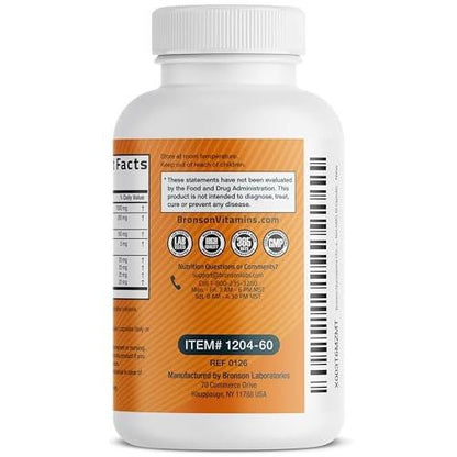 Bronson Glucosamin Chondroitin Curcumin & MSM – Fortschrittliche Gelenk- und Knorpelformel, Unterstützt gesunde Gelenke, Beweglichkeit & Knorpel – Nicht-GVO, 60 Kapseln