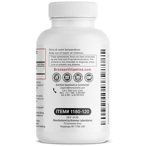 Bronson Rote Bete Wurzel Extra stark, Non-GMO, 120 vegetarische Tabletten
