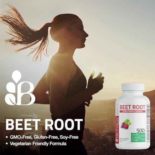 Bronson Rote Bete Wurzel Extra stark, Non-GMO, 120 vegetarische Tabletten