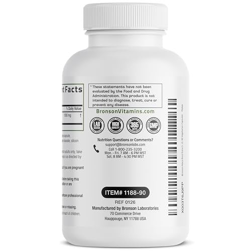 Bronson Maca Root Extra Lepidium Meyenii, Non-GMO, 90 Vegetarische Kapseln