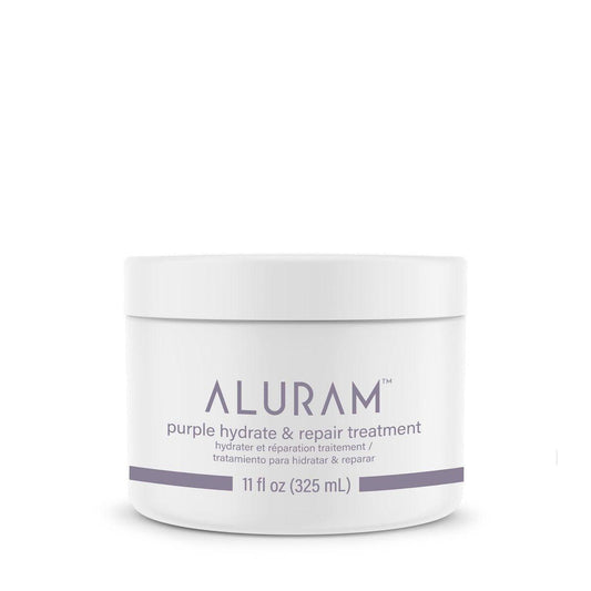 ALURAM Purple Hydrate & Repair Haarbehandlung – Feuchtigkeitsboost für graues & coloriertes Haar, 330 ml