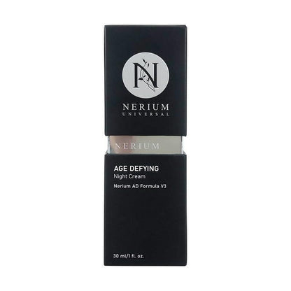 Nerium Nachtcreme | Clean Beauty Peptid & Collagen Feuchtigkeitscreme mit Aloe, Jojoba & Vitamin E | Straffende & glättende Nachtpflege | 30 ml