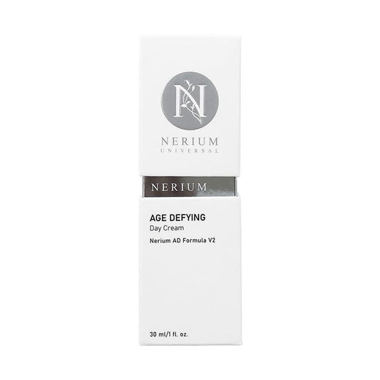 Nerium Tagescreme für das Gesicht | Clean Beauty Feuchtigkeitscreme mit Peptiden, Jojobaöl, Elastin, Reiskleie & Olivenöl | Straffend, aufhellend & pflegend | 30 ml