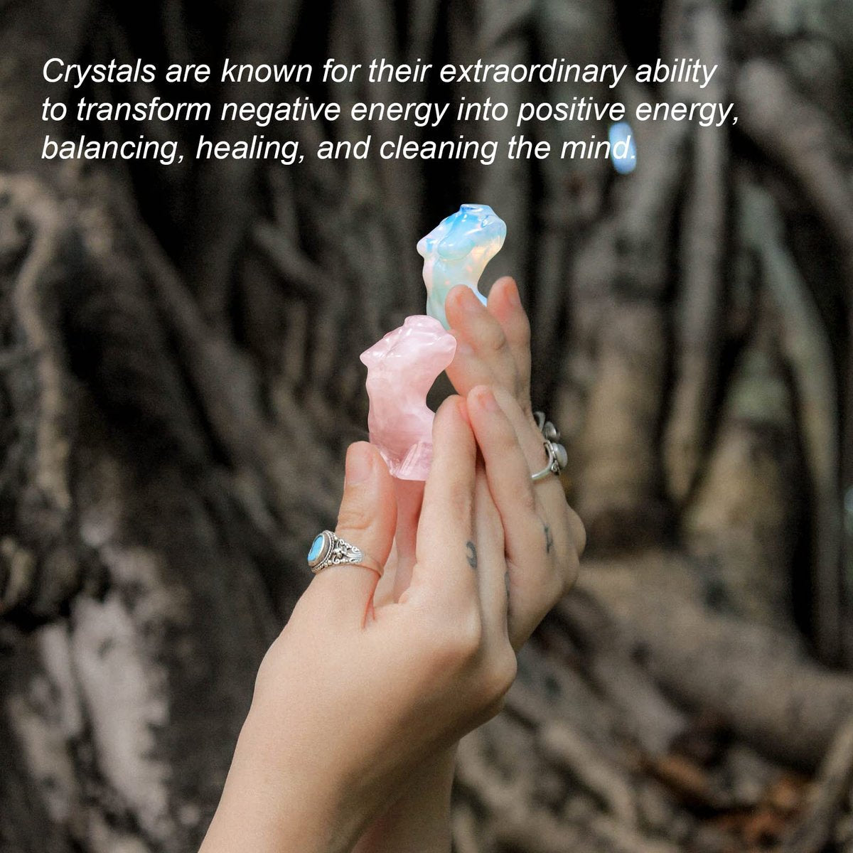 Apengshi Handgeschnitzte Rosenquarz-Göttinnenfigur – Miniatur-Skulptur für Meditation, Yoga und Chakra-Balance – Spirituelles Geschenk