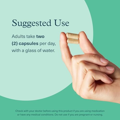 Youtheory Ashwagandha + GABA – Adaptogene Mischung mit Bio KSM-66 & Ingwer – Unterstützt Stressabbau & Stimmung* – Fördert das Energieniveau* – 60 vegane Kapseln (30-Tage-Vorrat)*