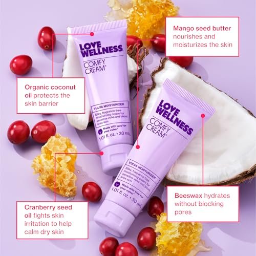 Love Wellness Comfy Cream Feuchtigkeitscreme für Vulva & Vagina - 1,01 oz