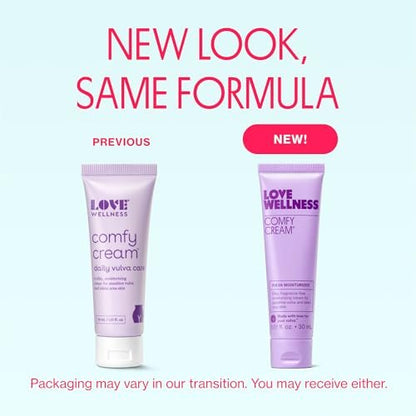 Love Wellness Comfy Cream Feuchtigkeitscreme für Vulva & Vagina - 1,01 oz