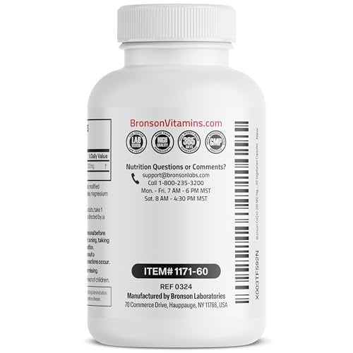 Bronson CoQ10 200 MG Hochdosiert – Zelluläre Energieproduktion, 60 vegane Kapseln