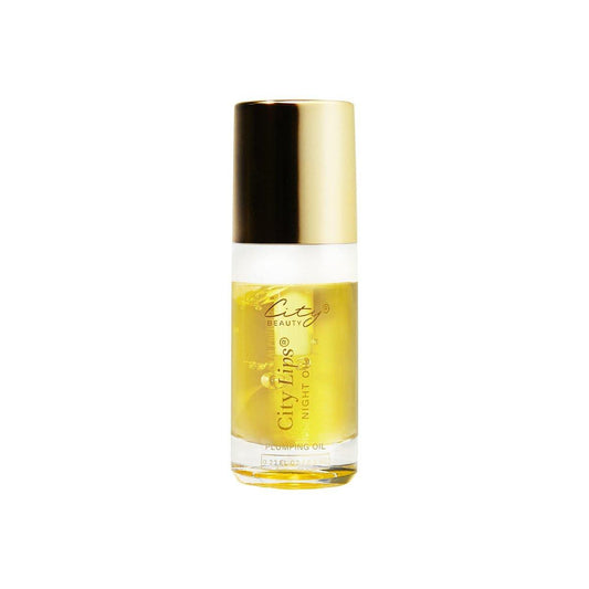 City Beauty City Lips Night Oil – Nächtliche Lippenpflege zum Polstern, Hydratisieren und Restaurieren – Anti-Aging Lippenbehandlung mit Hyaluronsäure & Pflanzenextrakten