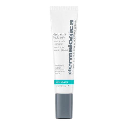 Dermalogica Deep Acne Liquid Patch – Unsichtbare Schwefel-Aknebehandlung mit Niacinamid für zu Unreinheiten neigende Haut (15 ml)