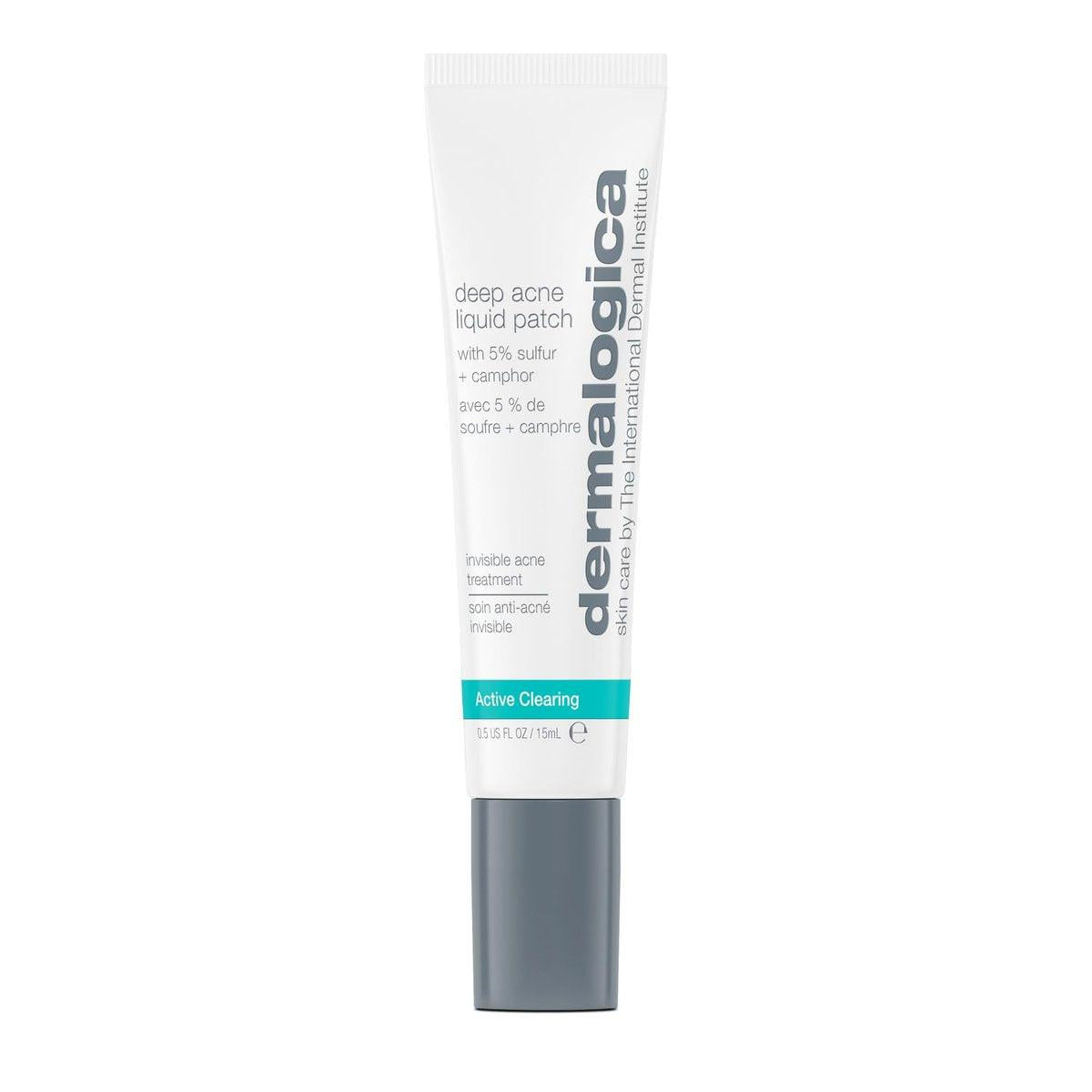 Dermalogica Deep Acne Liquid Patch – Unsichtbare Schwefel-Aknebehandlung mit Niacinamid für zu Unreinheiten neigende Haut (15 ml)