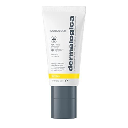 Dermalogica Porescreen Mineralischer Sonnenschutz SPF 40 für das Gesicht, Sonnenschutz und Poren-Primer mit Zinkoxid, Multifunktionale Pre-Makeup Sonnenblockade - 30 ml