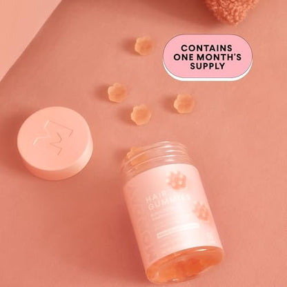 MONDAY HAIRCARE Haar-Gummis mit 2500 mcg Biotin, Vitamin C & Vitamin E für dickeres, stärkeres und gesünderes Haar 60 Stück