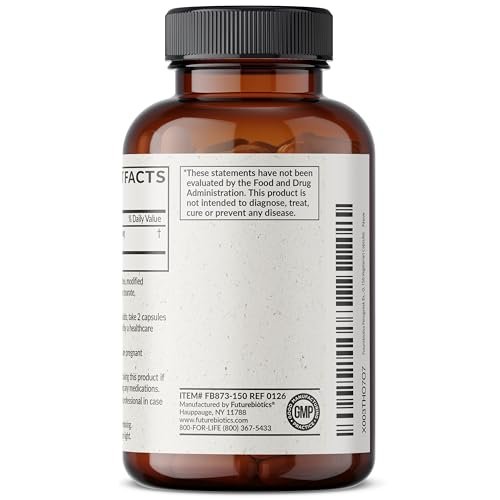 Futurebiotics Fenugreek Extra Strength – 150 Kapseln zur Unterstützung des allgemeinen Wohlbefindens, Nicht-GMO, Vegetarisch