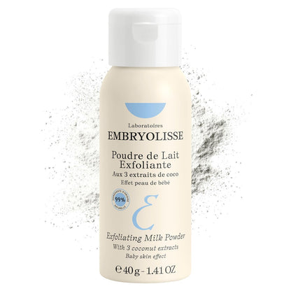 Embryolisse Peeling-Pulver-Gesichtsreiniger – Sanftes Exfolieren, Tonisieren und Pflegen für alle Hauttypen, auch empfindliche Haut, 40 g