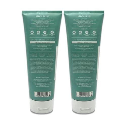 Bath & Body Works Aromatherapie - Breathe Deep Eukalyptus & Lavendel - Ultimative Feuchtigkeitscreme - 2er-Pack (2 x 227 g)