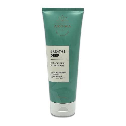 Bath & Body Works Aromatherapie - Breathe Deep Eukalyptus & Lavendel - Ultimative Feuchtigkeitscreme - 2er-Pack (2 x 227 g)