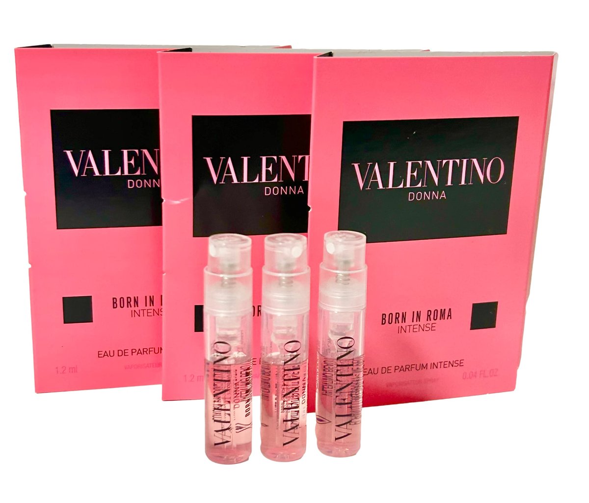 Valentino Born in Roma INTENSE EDP Sample Women Spray – Set of 3 Mini Parfümproben