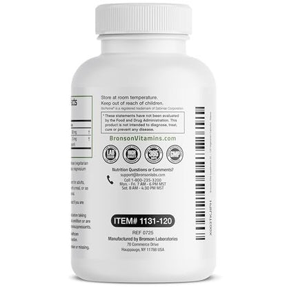 Bronson DIM Supplement 200 mg mit BioPerin für verbesserte Aufnahme, unterstützt den Östrogenstoffwechsel und erhält ausgeglichene Hormonspiegel, 120 vegane Kapseln