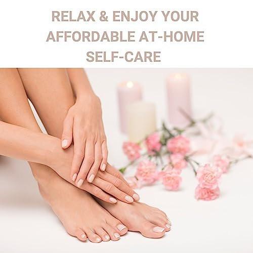 Alice & Bella Semi-Cured Gel Pedicure Strips (Bella's Fave) – 36-teiliges Zehennagel-Wrap-Set für langanhaltende, salonqualitative Pediküre zu Hause (UV-Licht erforderlich)