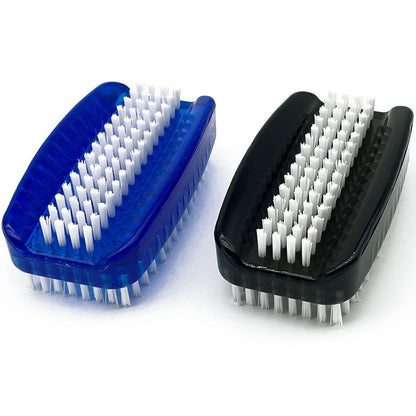 GKETN Nagelbürste zur Reinigung der Fingernägel, doppelseitig, mit Nylonborsten, Nagelschrubber, weich und fest, 2er-Pack