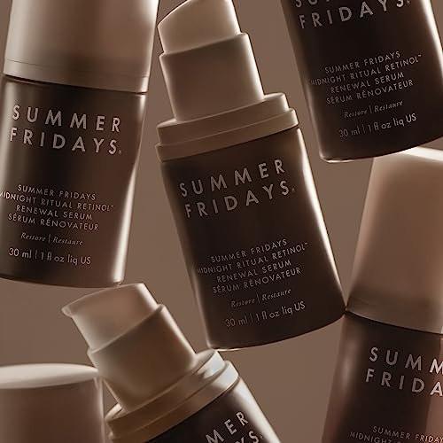 Summer Fridays Midnight Ritual Retinol Serum – Anti-Aging Gesichtsserum mit Retinol, Jojobaöl, Hyaluronsäure & Niacinamid gegen feine Linien & Verfärbungen (30 ml)