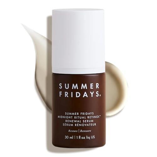 Summer Fridays Midnight Ritual Retinol Serum – Anti-Aging Gesichtsserum mit Retinol, Jojobaöl, Hyaluronsäure & Niacinamid gegen feine Linien & Verfärbungen (30 ml)