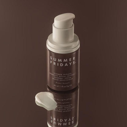 Summer Fridays Midnight Ritual Retinol Serum – Anti-Aging Gesichtsserum mit Retinol, Jojobaöl, Hyaluronsäure & Niacinamid gegen feine Linien & Verfärbungen (30 ml)