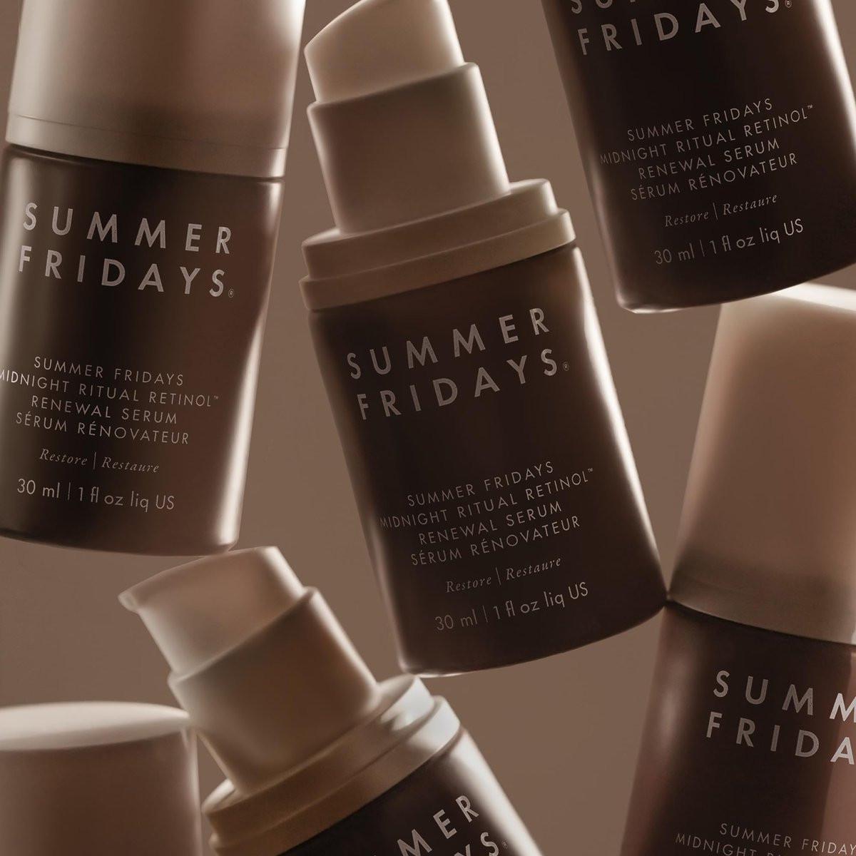 Summer Fridays Midnight Ritual Retinol Serum – Anti-Aging Gesichtsserum mit Retinol, Jojobaöl, Hyaluronsäure & Niacinamid gegen feine Linien & Verfärbungen (30 ml)